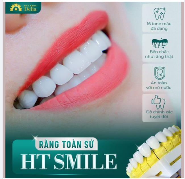 Răng toàn sứ HT Smile: Kiến tạo nụ cười hoàn hảo - chuẩn đẹp tự nhiên
