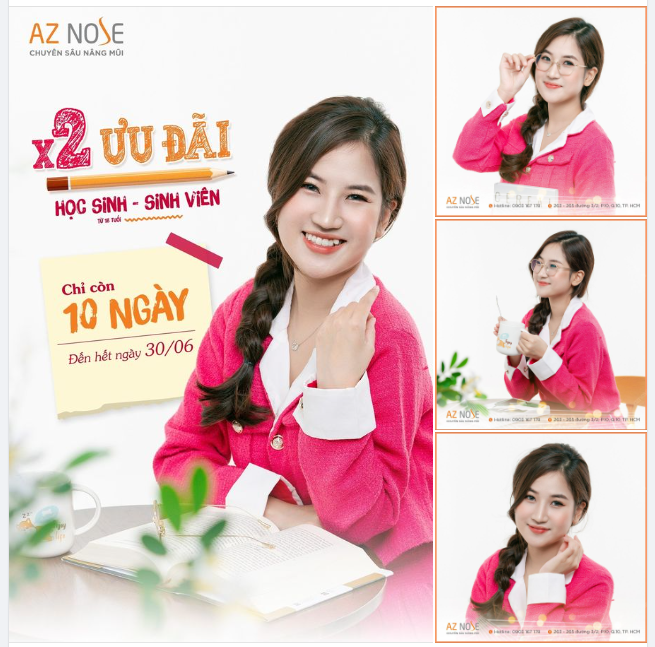 Chỉ còn 10 ngày để được "X2 ƯU ĐÃI NÂNG MŨI"