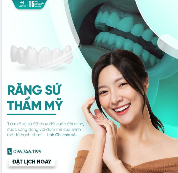 "Làm răng sứ đã thay đổi cuộc đời mình, được sống đúng với đam mê của mình thật là hạnh phúc" - Linh Chi chia sẻ!