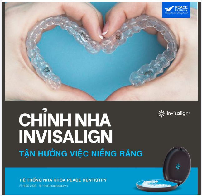 Bạn đã biết Peace Dentistry đang có ưu đãi GIẢM 30% CHO NIỀNG RĂNG INVISALIGN ngay mùa hè này chưa?