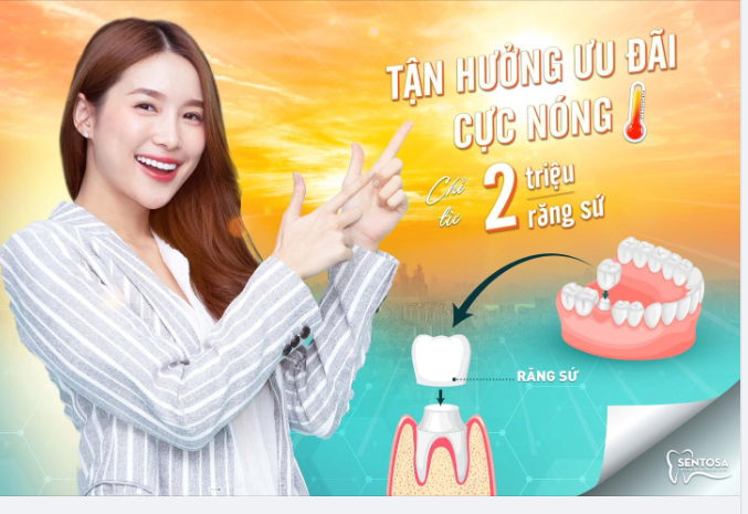 TẬN HƯỞNG ƯU ĐÃI CỰC NÓNG CHỈ TỪ 2 TRIỆU/RĂNG SỨ