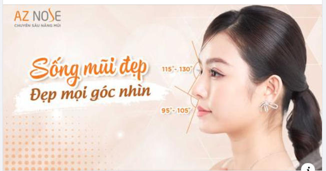 “Mũi dọc dừa” có phải là dáng mũi đẹp theo chuẩn tỷ lệ vàng hiện nay?