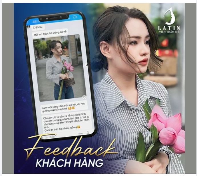 Khách hàng vô cùng HÀI LÒNG với dáng mũi mới