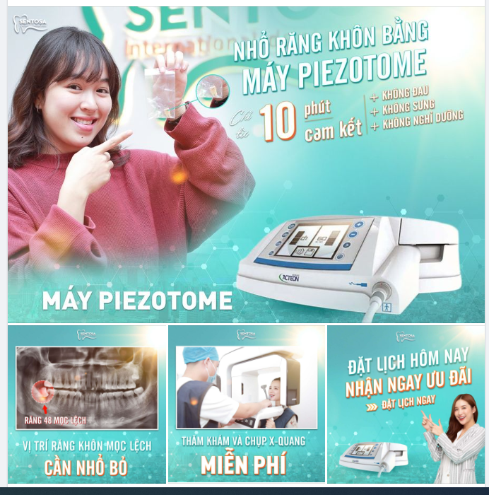 NHỔ RĂNG KHÔN BẰNG MÁY PIEZOTOME CHỈ TỪ 10 PHÚT| KHÔNG ĐAU, KHÔNG NGHỈ DƯỠNG