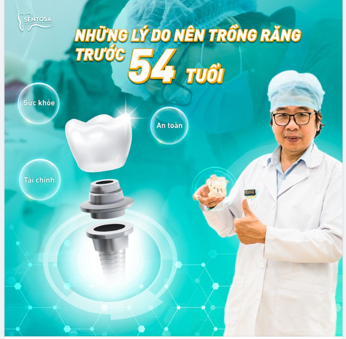 CẢNH BÁO NHỮNG LÝ DO NÊN TRỒNG RĂNG GIẢ - TRƯỚC 54 TUỔI