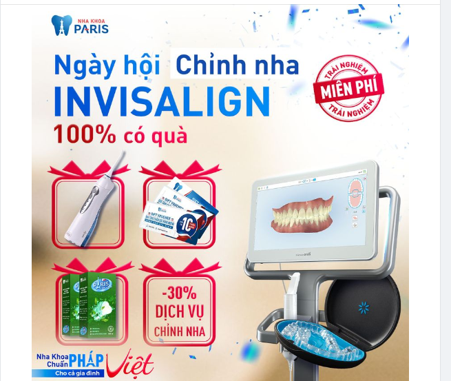 NGÀY HỘI CHỈNH NHA NHIỀU QUÀ NHẤT TẠI BV PARIS!