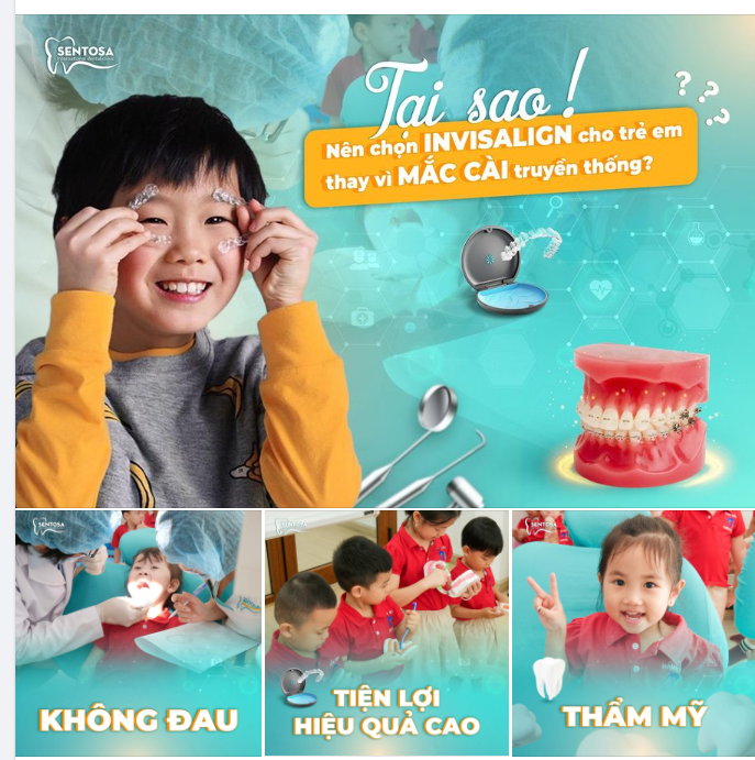 TẠI SAO NÊN CHỌN INVISALIGN CHO TRẺ EM THAY VÌ NIỀNG RĂNG TRUYỀN THỐNG