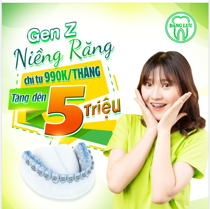 Niềng Răng Trả Góp Chưa Đến 1 trĐ/tháng