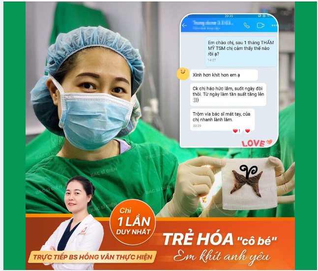 TRẺ HOÁ "CÔ BÉ" - EM KHÍT ANH "YÊU"
