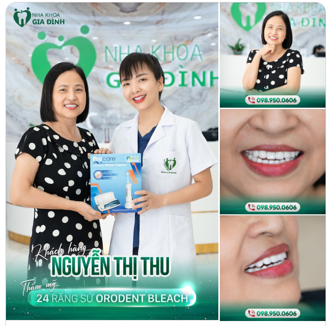 "BIẾT NHA KHOA GIA ĐÌNH SỚM HƠN THÌ CÔ ĐÃ CHẲNG CHỌN LÀM RĂNG Ở NƠI KHÁC"