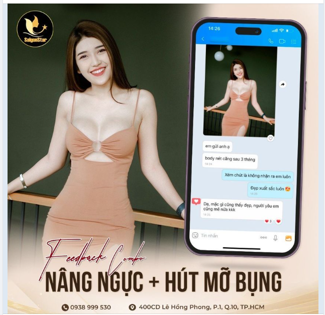 FEEDBACK 3 THÁNG: SIÊU COMBO NÂNG NGỰC + HÚT MỠ BỤNG