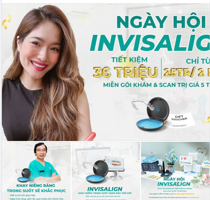 NGÀY HỘI INVISALIGN: TỪ 25TR/2HÀM- TIẾT KIỆM 36 TRIỆU KHI