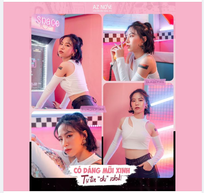 Có dáng mũi xinh - Tự tin “đu” idol