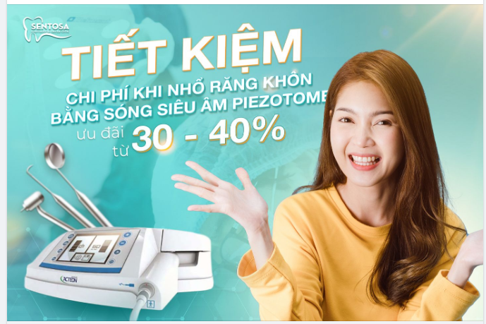 TIẾT KIỆM CHI PHÍ KHI NHỔ RĂNG KHÔN BẰNG SÓNG SIÊU ÂM PIEZOTOME