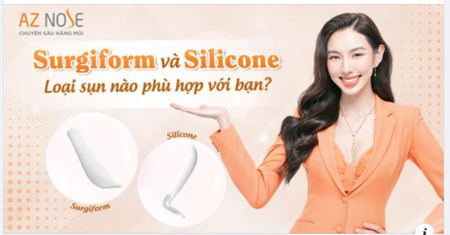 Dáng mũi của bạn phù hợp với loại sụn nào: Surgiform hay Silicone?