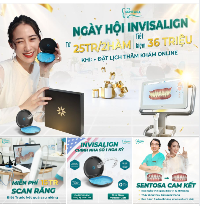 NGÀY HỘI INVISALIGN: TỪ 25TR/2HÀM- TIẾT KIỆM 36 TRIỆU KHI