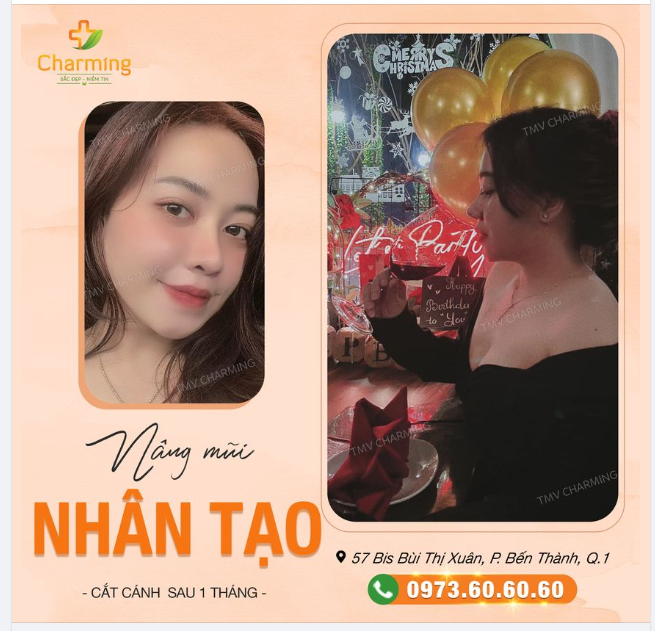 Em đây vốn sẵn nét duyên. Lại thêm mũi đẹp, đảo điên lòng người. Trên môi em nở nụ cười. Bao anh say đắm, ngây người vì em
