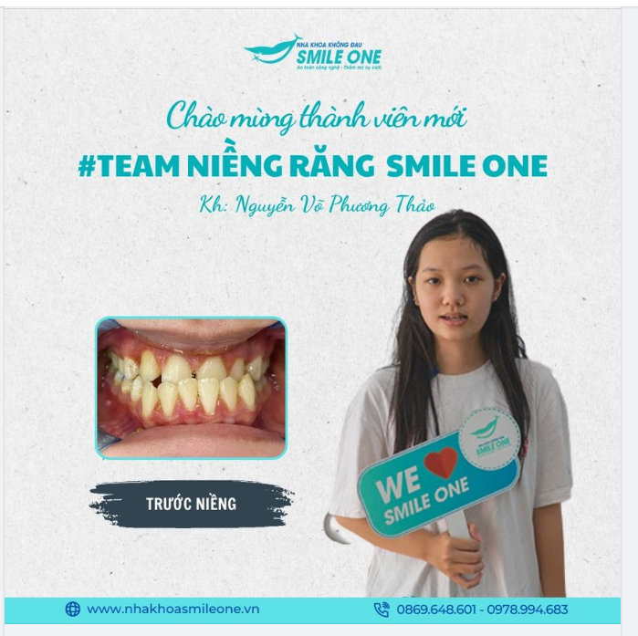 Chào mừng thành viên mới Team niềng răng Smile One!