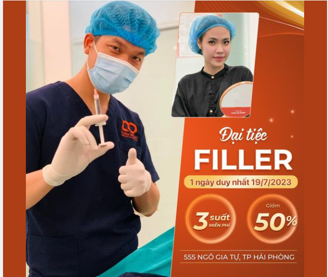 TIÊM FILLER KHÔNG LO VỀ CHI PHÍ, QUÀ TẶNG SIÊU KHỦNG