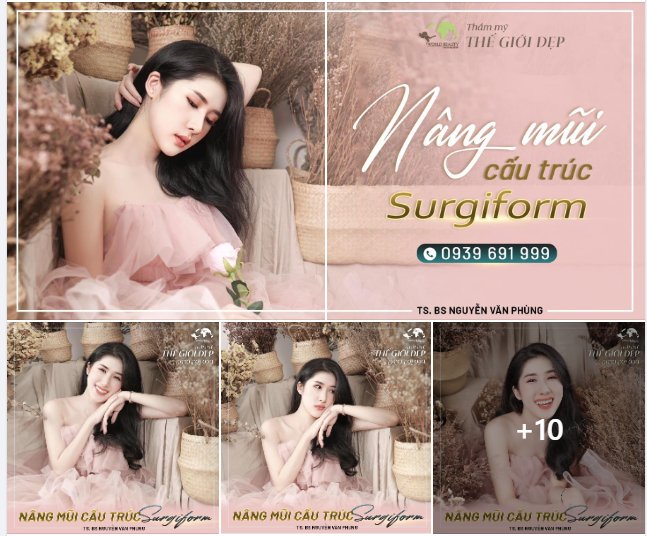 Mong muốn của quý Cô là một chiếc mũi có form dáng bay, tự nhiên, phù hợp với khuôn mặt.