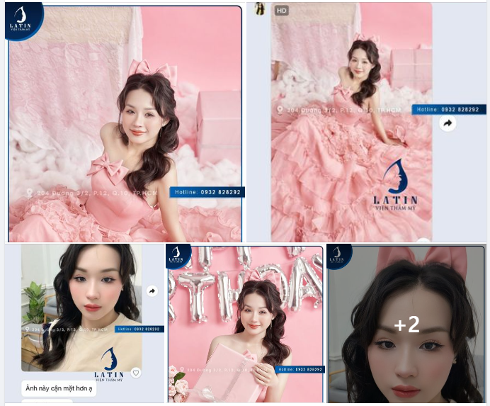 Mũi cấu trúc 1 tháng siêu xinh cho em gái dễ thương nhà Latin!