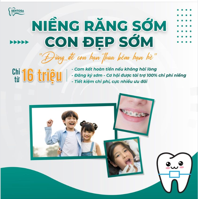 NIỀNG RĂNG SỚM CON KHỎE ĐẸP TỰ TIN, BA MẸ THÊM YÊN TÂM
