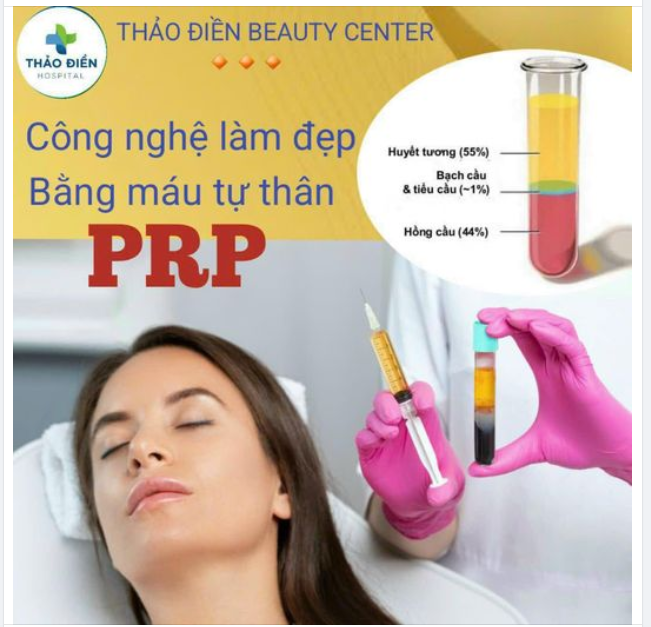 CÔNG NGHỆ LÀM ĐẸP BẰNG MÁU TỰ THÂN PRP