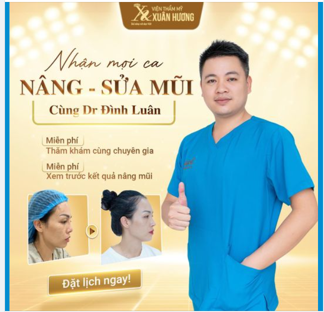 Nâng mũi chuẩn Y khoa cùng Bác sĩ Luân - VTM Xuân Hương