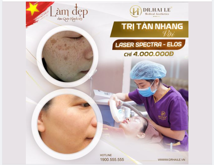  Có nhiều nguyên nhân dẫn đến sự xuất hiện của tàn nhang như tuổi tác, ánh mặt trời, gen di truyền hay stress, căng thẳng,...