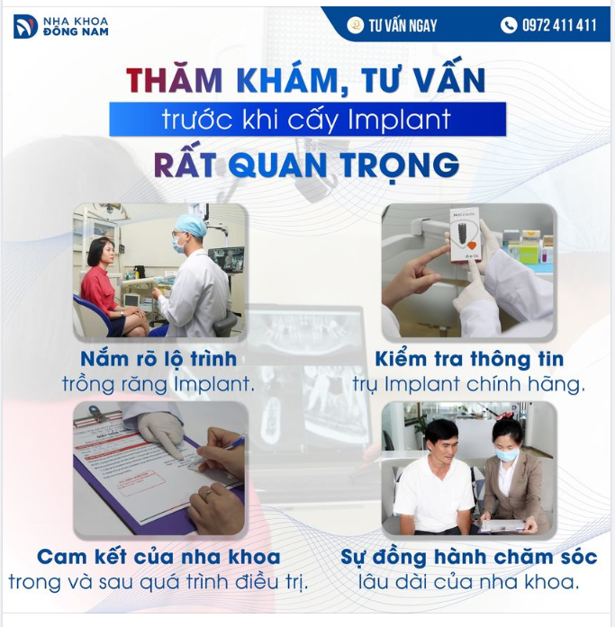 VÌ SAO BUỔI THĂM KHÁM, TƯ VẤN TRƯỚC KHI CẤY IMPLANT RẤT QUAN TRỌNG