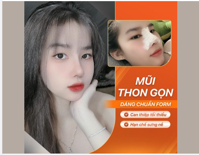 MŨI THON GỌN - DÁNG CHUẨN FORM