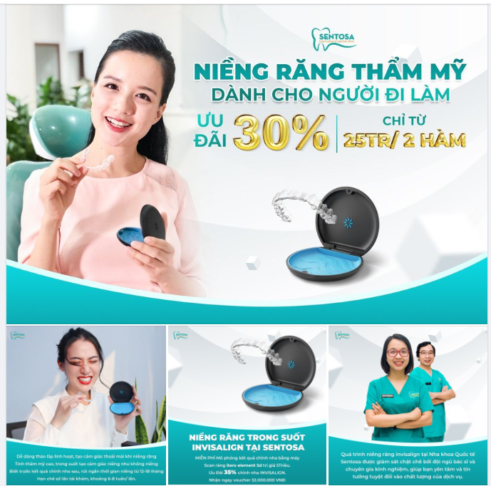 NIỀNG RĂNG TRONG SUỐT- THẨM MỸ CHO NGƯỜI ĐI LÀM CHỈ TỪ 25TR/2 HÀM