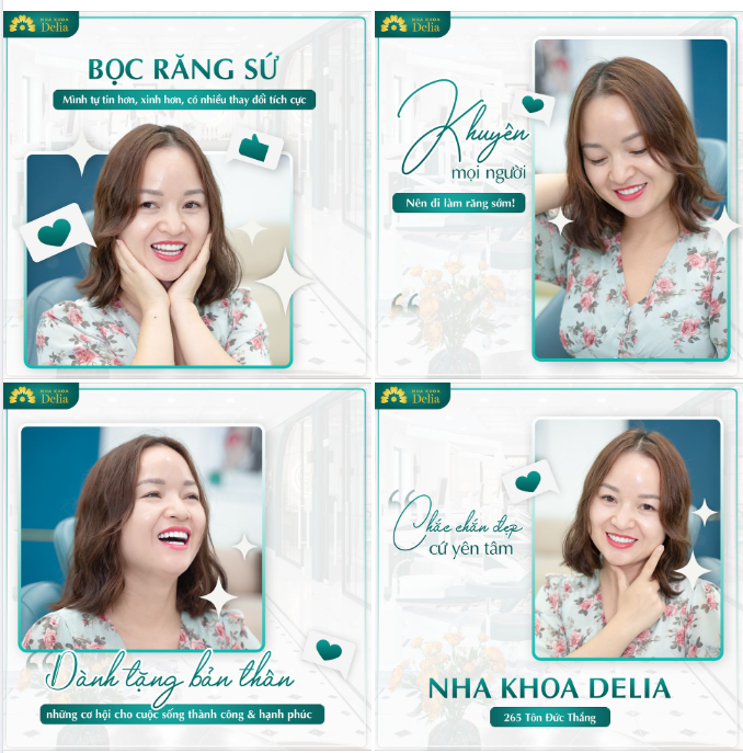 Mỗi ngày Delia chọn những niềm vui là được ngắm nhìn nụ cười tươi xinh rạng rỡ của khách hàng
