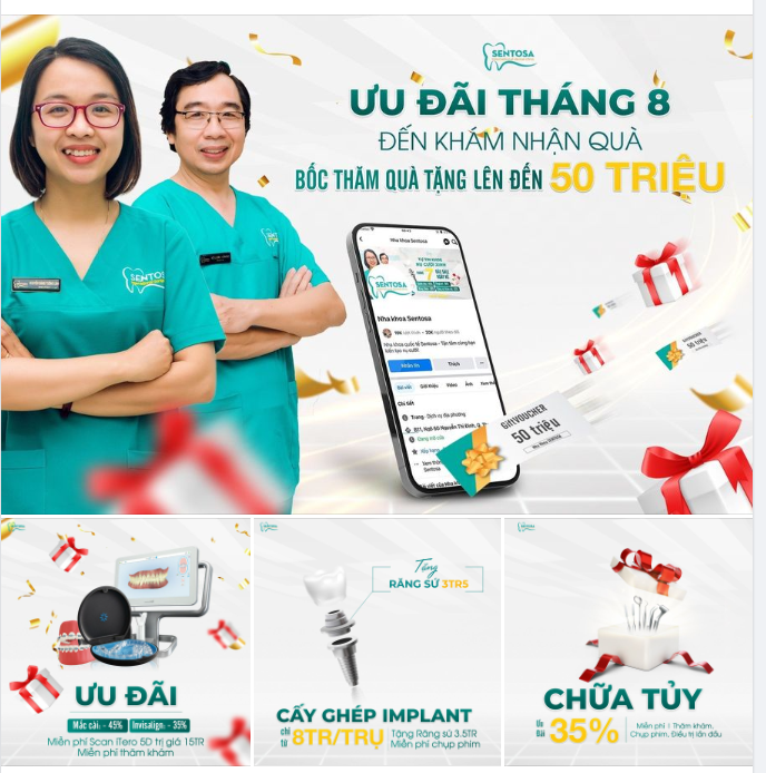 ƯU ĐÃI THÁNG 8 - ĐẾN KHÁM NHẬN QUÀ