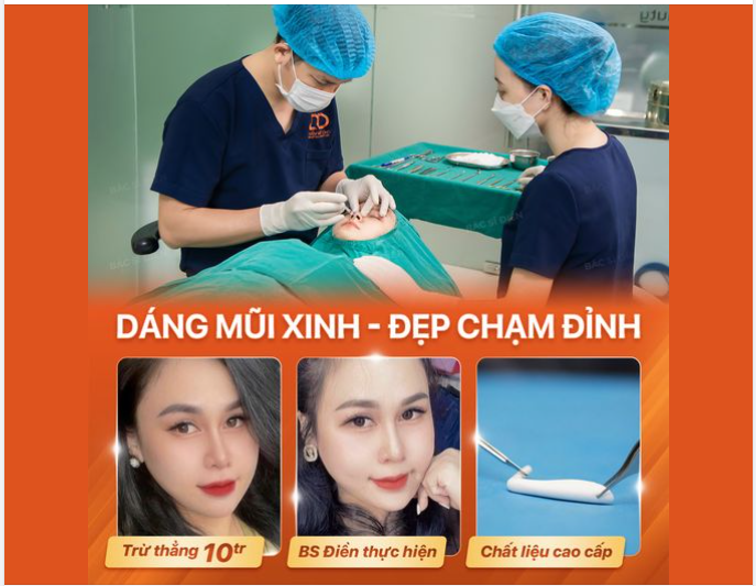 DÁNG MŨI XINH - ĐẸP CHẠM ĐỈNH