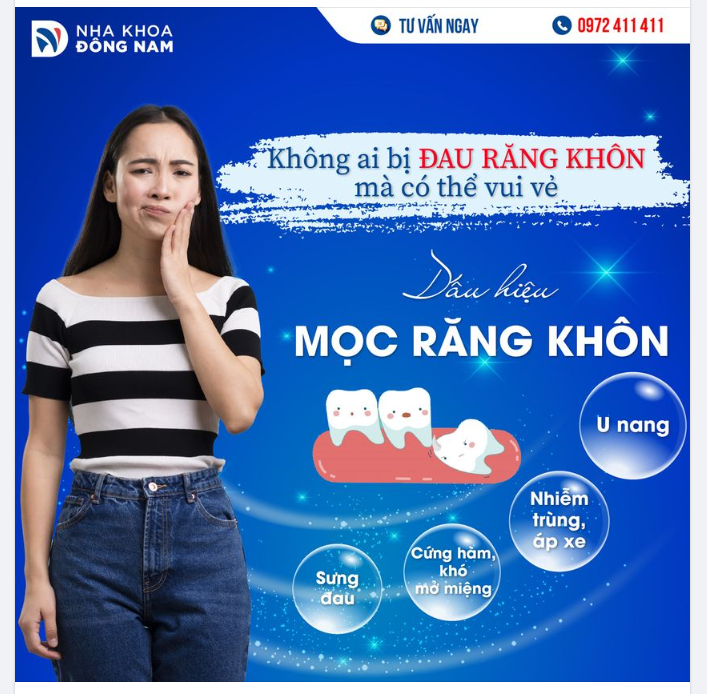 KHÔNG AI BỊ ĐAU RĂNG KHÔN MÀ CÓ THỂ VUI VẺ