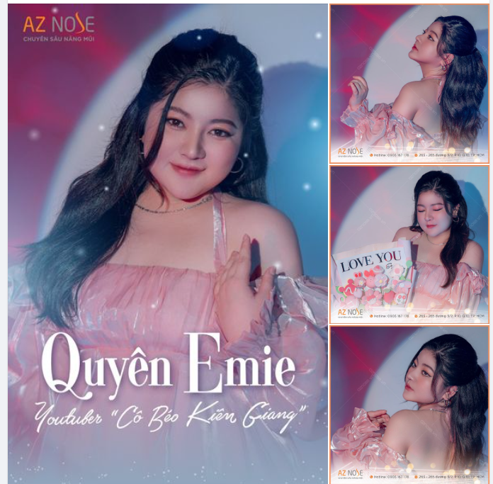 Youtuber Quyên Emie - Từ cảm giác "hối hận" đến dáng mũi "hoàn hảo"