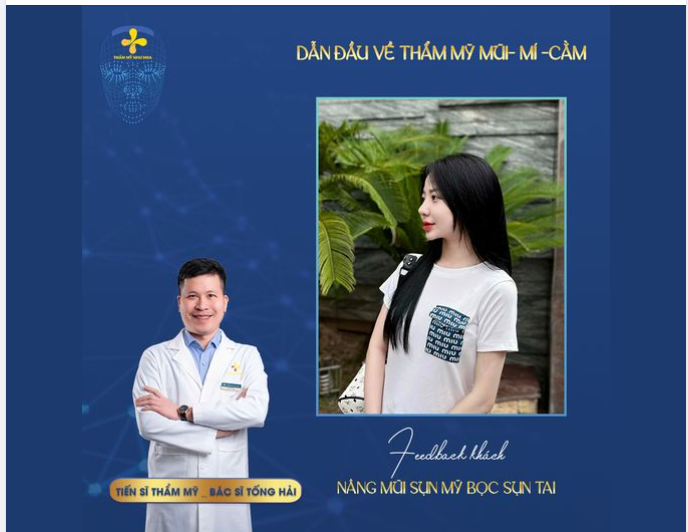 Dáng mũi 3 tháng tuổi của bạn gái sinh năm 2002.