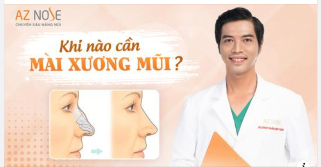 Tình trạng mũi thế nào thì cần phải m.ài xương
