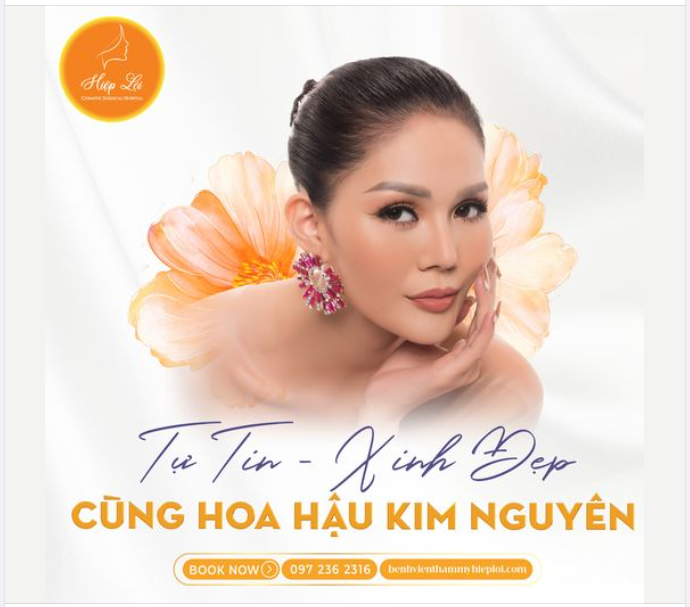 Á HẬU KIM NGUYÊN SỬA MŨI S - LINE TẠI BỆNH VIỆN HỆP LỢI