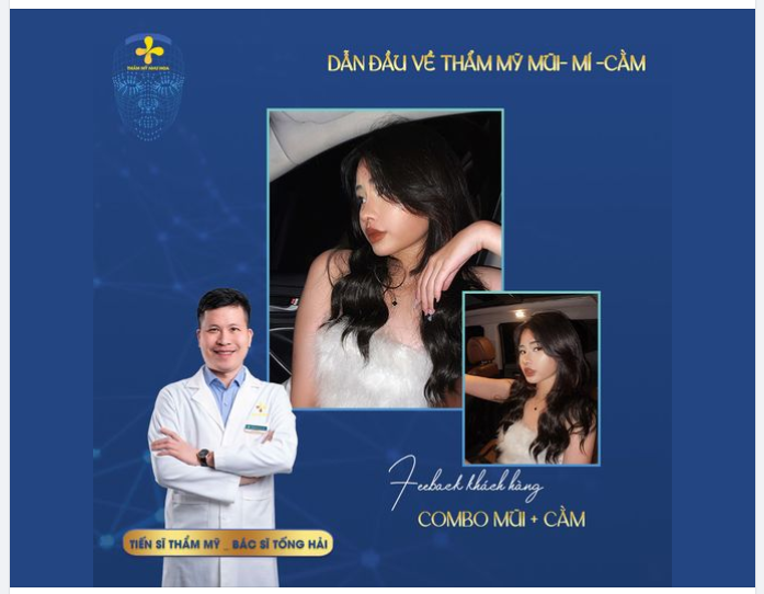 Hóa “HOT GIRL” với combo Mũi – Cằm