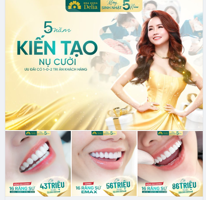Chúc mừng sinh nhật Nha khoa Delia - 5 năm kiến tạo nụ cười