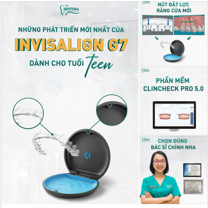 NHỮNG PHÁT TRIỂN MỚI NHẤT CỦA INVISALIGN G7 DÀNH CHO TUỔI TEEN