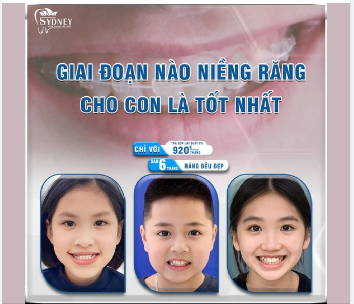 NHIỀU BỐ MẸ HỐI TIẾC VÌ ĐỂ LỠ GIAI ĐOẠN VÀNG NIỀNG RĂNG CHO CON