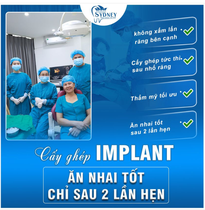 CẤY GHÉP IMPLANT – THẨM MỸ HOÀN HẢO - BỀN CHẮC TRỌN ĐỜI