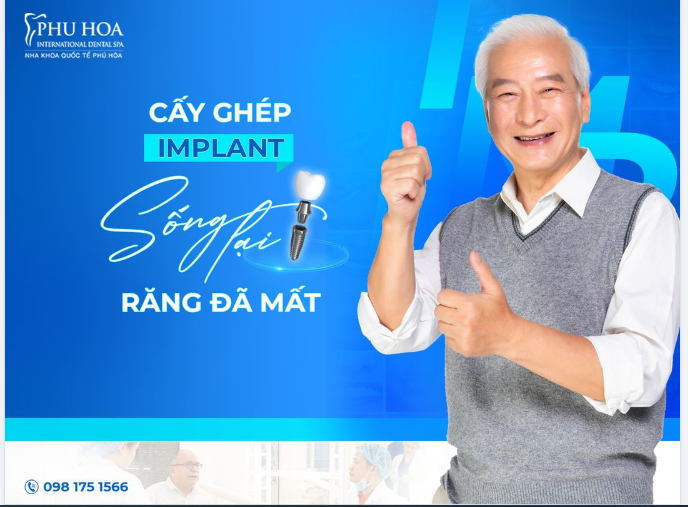 CẤY IMPLANT PHỤC HỒI HÀM RĂNG CHẮC KHỎE
