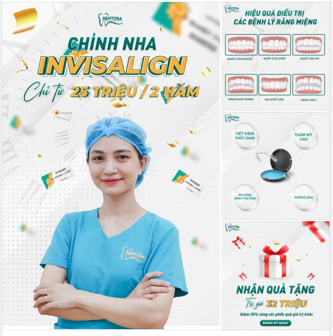 CHỈNH NHA INVISALIGN CHỈ TỪ 25 TRIỆU/2 HÀM