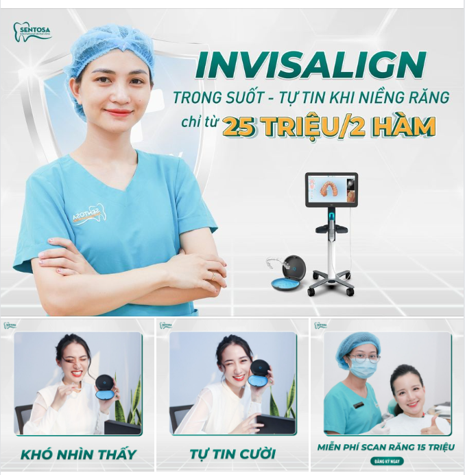 INVISALIGN: TRONG SUỐT - TỰ TIN KHI NIỀNG RĂNG
