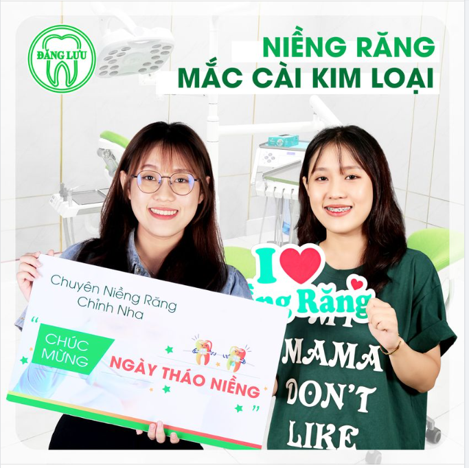 NIỀNG RĂNG MẮC CÀI KIM LOẠI