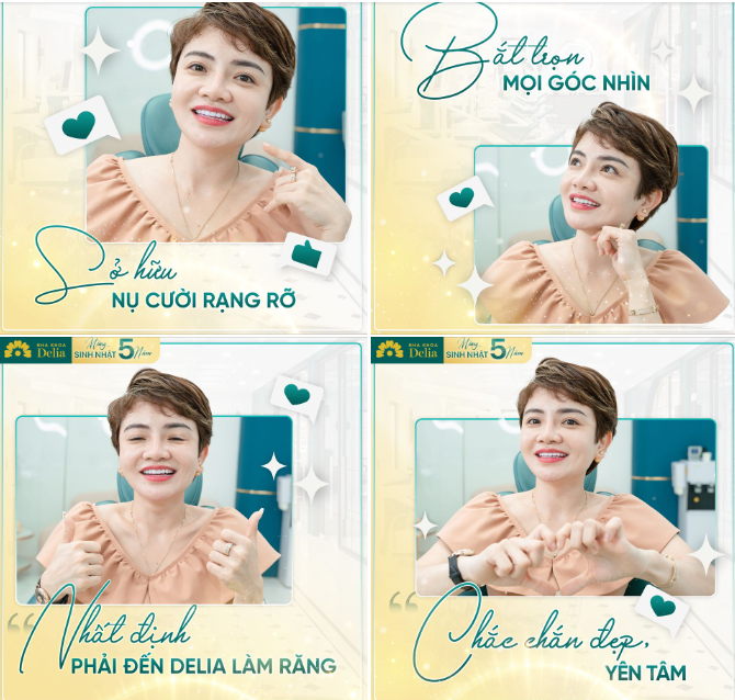 Cảm ơn chị Quỳnh đã yêu quý và đồng hành cùng Delia trên hành trình kiến tạo và lan tỏa nụ cười rạng rỡ.